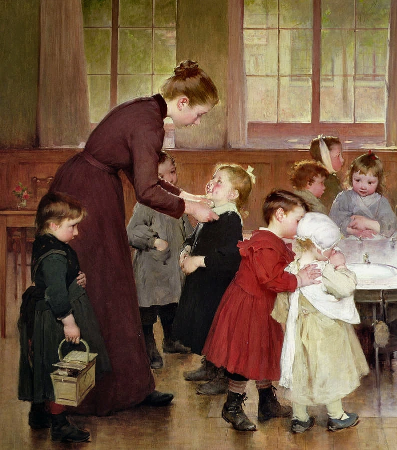 André - Henri Dargelas, La maestra